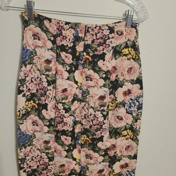 Rebecca Taylor | Women's Lavinia Floral Print Pencil Skirt (Size 2) - Picture 6 of 15